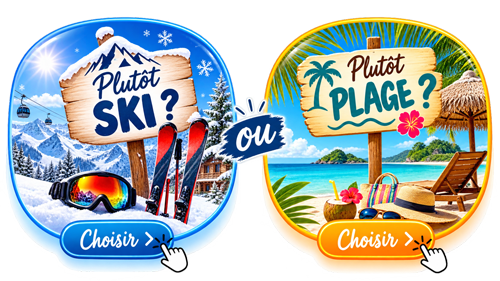 Plutôt ski ou plutôt plage ?
